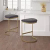 Rylee Charcoal/Antique Gold Counter Stool -Gourmet Interiors 1e412d77 a639 461d b26f b940093b5c31