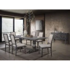 ACME Leventis II Dining Table In Weathered Gray -Gourmet Interiors 1e857ab1 718e 4788 b5e3 b16e4c5ef8b8
