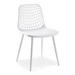 Poly And Bark Marais Dining Chair (Set Of 4) - White -Gourmet Interiors 1f43ce2d a0ec 41cc ac27 cf1e75677d9e