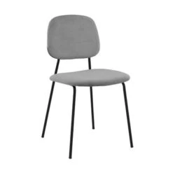 Lucy Grey Velvet And Metal Dining Room Chairs - Set Of 2 - Set Of 2 - Grey - Dining Height -Gourmet Interiors 1f7f0599 d82e 4a06 984b cd3f48066a7a