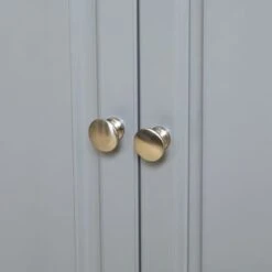 HOMCOM Rolling Kitchen Island On Wheels Utility Cart With Drop-Leaf And Rubber Wood Countertop, Storage Drawers, Dark Grey - Dark Grey - Stationary - Wood -Gourmet Interiors 2032f051 5fe0 4ada baa5 f846cea9274f