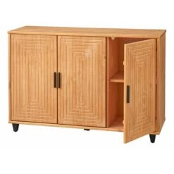 Lifestorey Messina 3-Door Buffet - Natural Pine -Gourmet Interiors 21c9cbee 2bfc 49a1 b3a2 262cc6d3251c