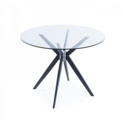 Carson Carrington Adams Modern Black Dining Table