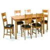 Family Dining Chestnut Extension Leg Dinette Table - Chestnut -Gourmet Interiors 23605272 47b6 4a96 ab8e 52a0d97b8340