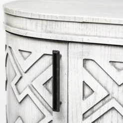 Moseley Light Gray Fir Veneer W/ 4 Doors Accent Cabinet - Off-White -Gourmet Interiors 237535a3 ace0 441a b142 35e83d51c587