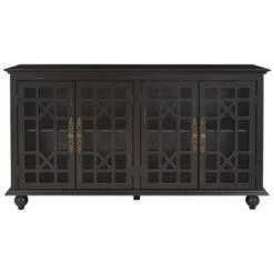 Merax 4 Acrylic Doors Sideboard With Adjustable Height Shelves - Black 24 Merax 4 Acrylic Doors Sideboard With Adjustable Height Shelves - Black -Gourmet Interiors 242b5ecd 520e 4520 8911 242eef5f5823