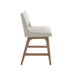 Brooklyn Light Grey Upholstered Counter Stool -Gourmet Interiors 246b9515 6a8b 4c2d aac2 e7e528041e50