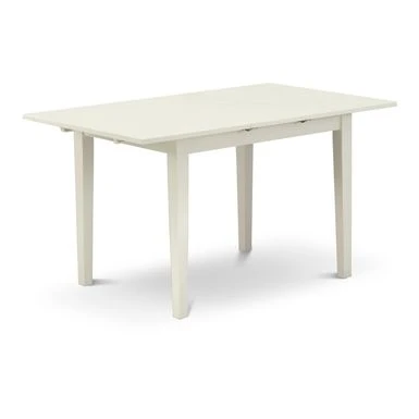 Wooden Dining Table Set - Butterfly Leaf Kitchen Dining Table And Dining Chairs (Color, Pieces & Seat Type Options) - NOIP5-LWH-W 6 Wooden Dining Table Set - Butterfly Leaf Kitchen Dining Table And Dining Chairs (Color, Pieces & Seat Type Options) - NOIP5-LWH-W - Image 4