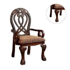 Set Of 2 Dining Arm Chairs - Cherry -Gourmet Interiors 28b96dc7 747e 4be6 a9b1 8d7c3913ea96