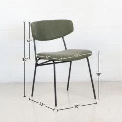 (Set Of 2) Ingrid Modern Faux Leather Dining Chair - Gray -Gourmet Interiors 29f6217c 6038 478f b126 d6e1d23e5c01