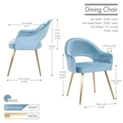 Porthos Home Fifer Velvet Dining Chair - Grey -Gourmet Interiors 2a7dab19 3cb7 4bd5 b494 5f49e54b8ed1