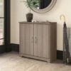 Cabot Small Entryway Cabinet With Doors By Bush Furniture - Ash Gray -Gourmet Interiors 2a9a5293 084f 4b96 bded 6eb145ce0c4d