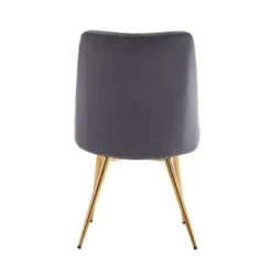 Porthos Home Tori Velvet Gold Legs Kitchen Dining Room Chair - Pink -Gourmet Interiors 2aeedc5e 47e0 4167 9edd 8558d86b4eda