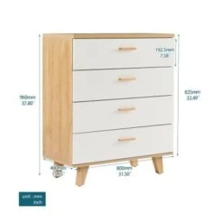 Solid Wood Drawer Storge Cabinet/Chest Of Drawers - Small -Gourmet Interiors 2ca45724 c4a5 42b7 8d4d 2d40f515ccdb