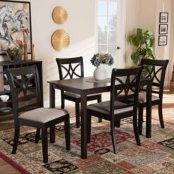 Copper Grove Aileur 5-piece Dining Set - Beige -Gourmet Interiors 2fb02429 b55c 4378 b3e7 e3df4b3b7535