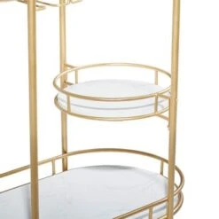 Contemporary Modern Iron 3 Tier Drink Bar Storage Cart - Gold, Silver, Or Matte Black - Gold 14 Contemporary Modern Iron 3 Tier Drink Bar Storage Cart - Gold, Silver, Or Matte Black - Gold -Gourmet Interiors 313a0bbe 1bc0 4230 8afd a69535913032