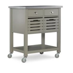 Rembert Kitchen Cart Grey -Gourmet Interiors 314bc659 1986 4b71 93ec 2e64c92b9c7d