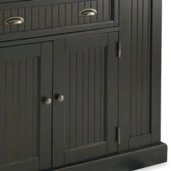 The Gray Barn Firebranch 3-pc. Distressed Black Kitchen Island Set - With Seating - Black - Granite -Gourmet Interiors 32f1fcc0 58d2 4717 b8f8 9caf3637efce
