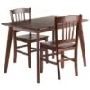 Shaye 3-PC Set Dining Table W/ Slat Back Chairs -Gourmet Interiors 336c7014 f3d4 482f 863f 79c3e8df0a24