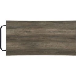 Kitchen Island In Rustic Oak Finish And Black - Rustic Oak And Black - Stationary - Wood 11 Kitchen Island In Rustic Oak Finish And Black - Rustic Oak And Black - Stationary - Wood -Gourmet Interiors 342f9306 1679 45c5 92a6 99895aecd3bc