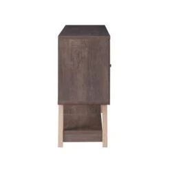 Carson Carrington Ingrirud Modern 4-bottle Buffet Server - Walnut Oak -Gourmet Interiors 344088d5 b5c2 457c ac61 dd78b7afe920