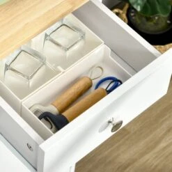 HOMCOM Modern Sideboard, Buffet Cabinet With Adjustable Shelves, Grey - Black -Gourmet Interiors 355c332f 6a51 4eb0 bffd 45be0608fb5e