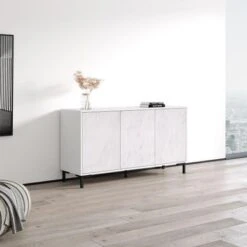 Marmo 150 Sideboard - White -Gourmet Interiors 355eb9c6 2728 4015 8ca8 beedf807d376