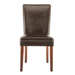 Parson Faux Leather Dining Chairs (Set Of 2) By INSPIRE Q Bold - Red -Gourmet Interiors 363c468d 7e58 4568 90d0 fddd96823d40