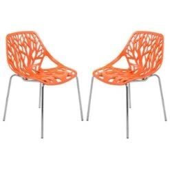 LeisureMod Asbury Modern Open Back Plastic Dining Side Chair Set Of 2 - Taupe 35 LeisureMod Asbury Modern Open Back Plastic Dining Side Chair Set Of 2 - Taupe -Gourmet Interiors 3684c2f2 2b12 465a ad70 af305fc20bf0