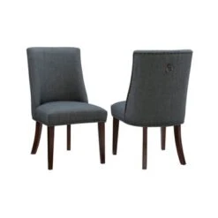 Adamle Dining Chair Espresso Grey -Gourmet Interiors 375ddc97 1198 43ea b302 95610656b244