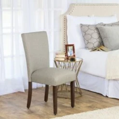 HomePop Parson Chair - Grey -Gourmet Interiors 37698c73 eb0e 4a00 a45c d52b5358ea0d