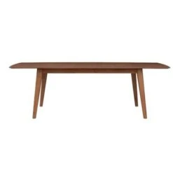 Rye Studio Santos 75-92 X 37 Mid-Century Extension Dining Table - Walnut -Gourmet Interiors 37c5d9f2 cf31 4b77 8a8b 95e67cd67b59