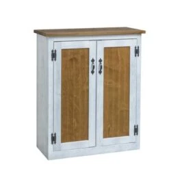 72-inch Tall Lodge Style China Cabinet With 3 Display Shelves And 2 Doors - Espresso Top & Base -Gourmet Interiors 38a6d00d b014 4e0b 852c dfa15f77b5e0