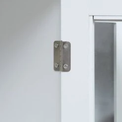 HOMCOM Modern Kitchen Sideboard, Buffet Cabinet With Storage, 4 Glass Doors, Adjustable Shelves For Living Room, Bedroom - N/A - Grey -Gourmet Interiors 3986de5c a663 4484 98d9 48d13318cb5c