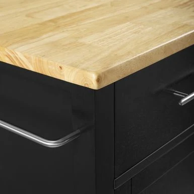 Savannah Wood Top Drop Leaf Kitchen Island/Cart - 30"d X 42"w X 37"h - Mint 20 Savannah Wood Top Drop Leaf Kitchen Island/Cart - 30"d X 42"w X 37"h - Mint - Image 18