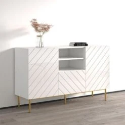Abeto 59" Sideboard - White -Gourmet Interiors 3ade3528 ce95 4c01 820d 315bd4229b0b