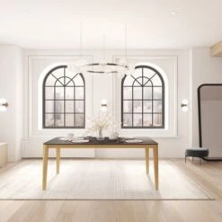 Midtown Concept Indoor 5pc Petheer Dining Set - Black Table And Grey Chairs With Aluminum Legs -Gourmet Interiors 3b08cd57 402a 4a25 99bd c353de72e232