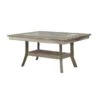 Dining Table With Glass Inserted Top In Antique Silver - Rectangle Top -Gourmet Interiors 3bd56e43 30bf 4c35 9a2a ccda9bf859ca