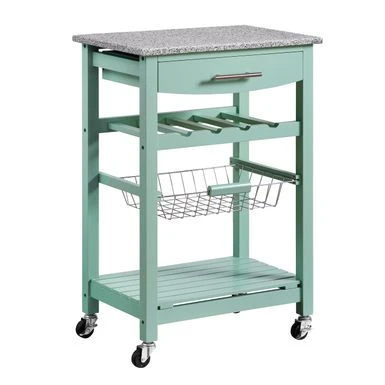 Ravenel Kitchen Island With Green 3 Ravenel Kitchen Island With Green