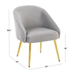 Silver Orchid Sauda Chair - Green -Gourmet Interiors 3c4eb09b a30e 4d9c 9de2 b9647e149522