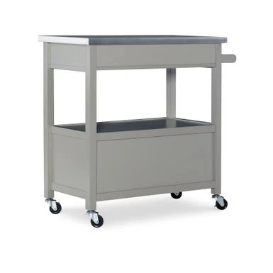 Schley Kitchen Cart Grey 3 Schley Kitchen Cart Grey