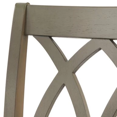 Lifestorey Montauk Solid Wood Dining Chair - Antique White/Oak - Set Of 2 8 Lifestorey Montauk Solid Wood Dining Chair - Antique White/Oak - Set Of 2 - Image 6