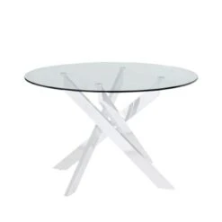 Somette Davis Round Glass Dining Set With Mustard Swivel Club Chairs - Mustard 20 Somette Davis Round Glass Dining Set With Mustard Swivel Club Chairs - Mustard -Gourmet Interiors 3eeec41c b8f3 45d2 84a7 e65ea9dc8691