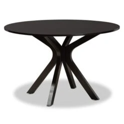 Baxton Studio Jessie Modern And Contemporary 7-Piece Dining Set - Espresso -Gourmet Interiors 3fa30d12 aadd 4da3 a072 eb6526895067