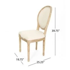 Phinnaeus Upholstered Farmhouse Dining Chairs (Set Of 2) By Christopher Knight Home - Natural + Black Checkerboard And Dark Gray Cushion -Gourmet Interiors 3fd12959 5cea 4880 869c 39c34bd378e2