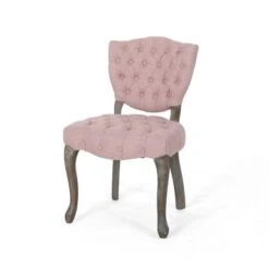 Crosswind Diamond Stitch Fabric Dining Chair By Christopher Knight Home - Charcoal/Brown Wash Finish -Gourmet Interiors 40058717 32df 435c b329 03dd9399564d