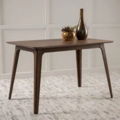 Gideon Wood Dining Table By Christopher Knight Home - Walnut