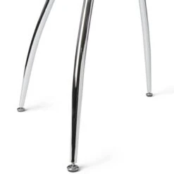 Simple Living Tempered Glass Chrome Round Dining Table - Mable Dining Table -Gourmet Interiors 400cf00f a14d 46f8 8dc4 afa64519f76d