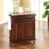 Crosley Compact Wood Top Portable Kitchen Cart/ Island - 18"d X 31"w X 35.5"h - Brown - Kitchen Cart - Wood 2 Crosley Compact Wood Top Portable Kitchen Cart/ Island - 18"d X 31"w X 35.5"h - Brown - Kitchen Cart - Wood -Gourmet Interiors 40d09699 eae8 4e6f a7c5 a0c7f4e5e357