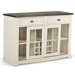 Cottonville Server By Greyson Living - Distressed Antique White -Gourmet Interiors 40d9a62b 3452 44e9 b4fc 982492534ddd